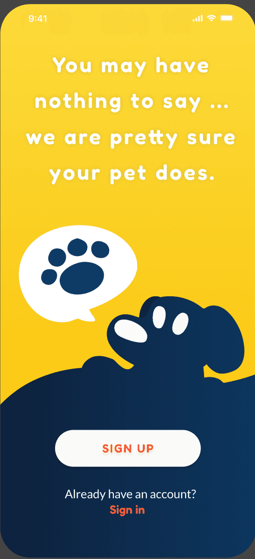 Zoovo app screenshot — A hyperlocal social media for pet owners. Built in Flutter, in progress, and the one project where I have actual equity on the line.